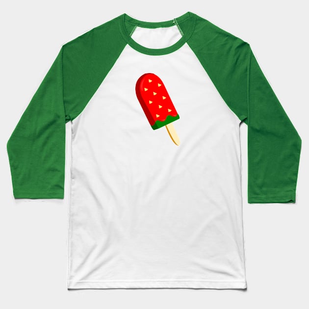 Berry Pop Baseball T-Shirt by traditionation